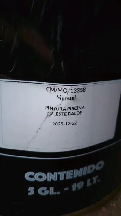 Pintura celeste para piscina 19L - miniatura 1