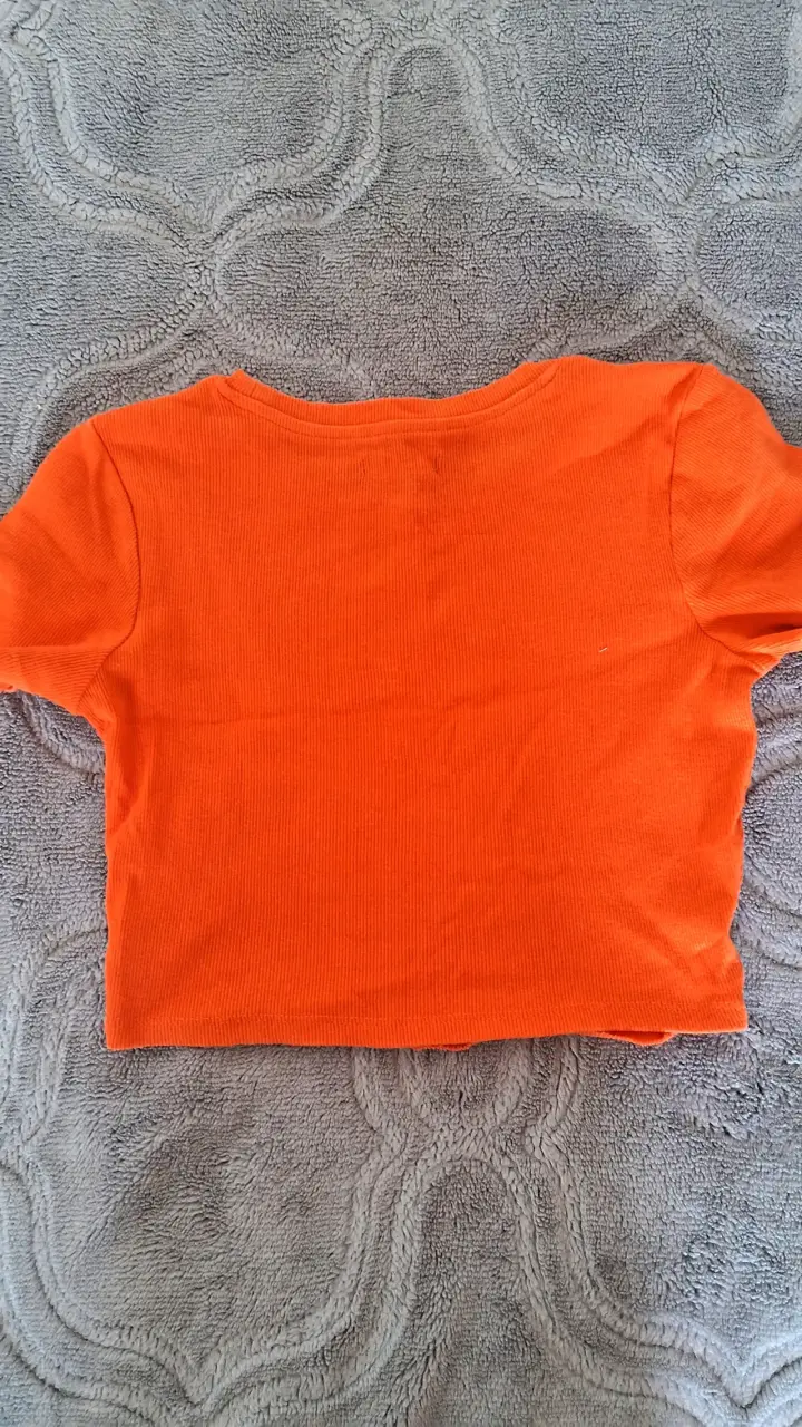 Polera corta naranja Fashionpark - 2