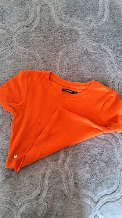 Polera corta naranja Fashionpark - miniatura 3