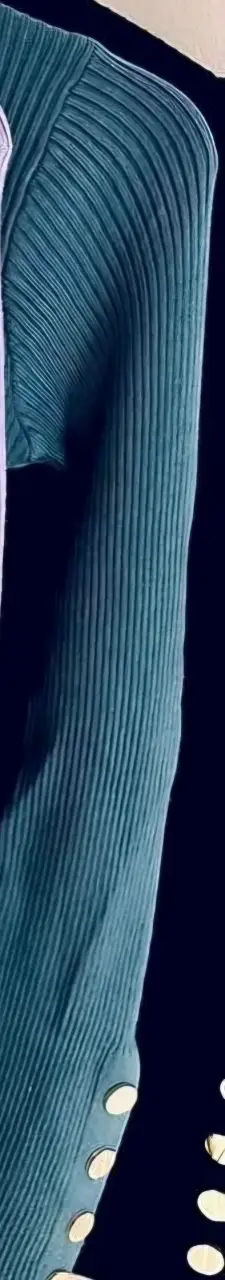 Polera de cuello alto verde - miniatura 2
