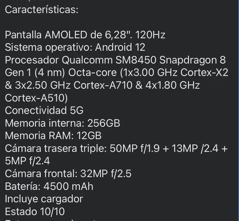 Smartphone Xiaomi 5G negro - 5