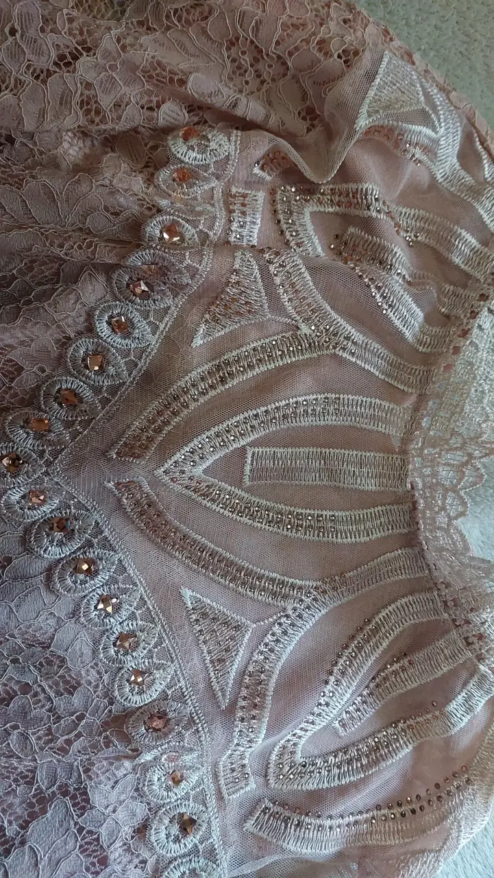Blusa encaje rosa delicada - 2