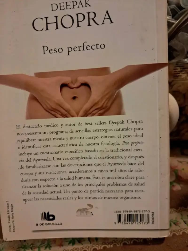 Libro 'Peso perfecto' de Deepak Chopra - 2