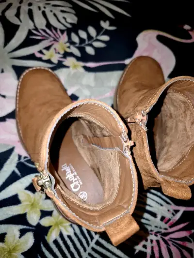 Botines de gamuza marrón - miniatura 3
