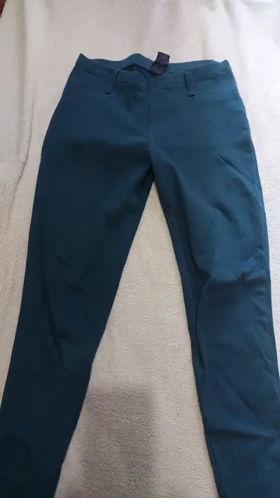 Pantalón verde oscuro de mujer - miniatura 1