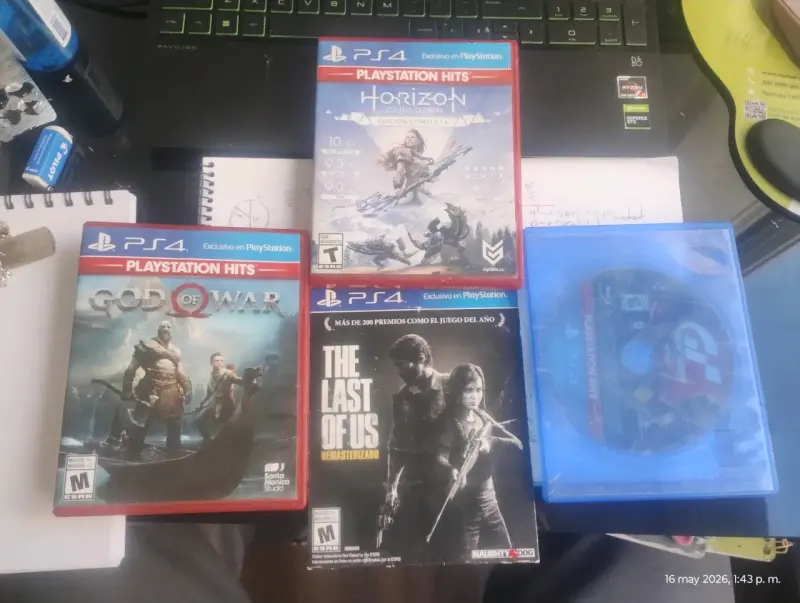 Lote 4 juegos PS4 poco usados - 1