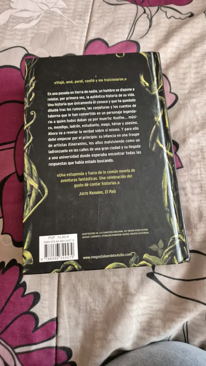 El nombre del viento, Patrick Rothfuss - 2