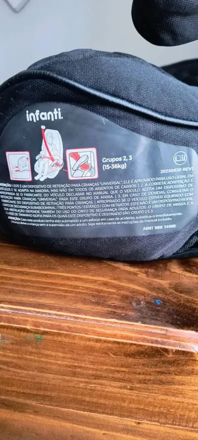 Asiento elevador Infanti negro - miniatura 4