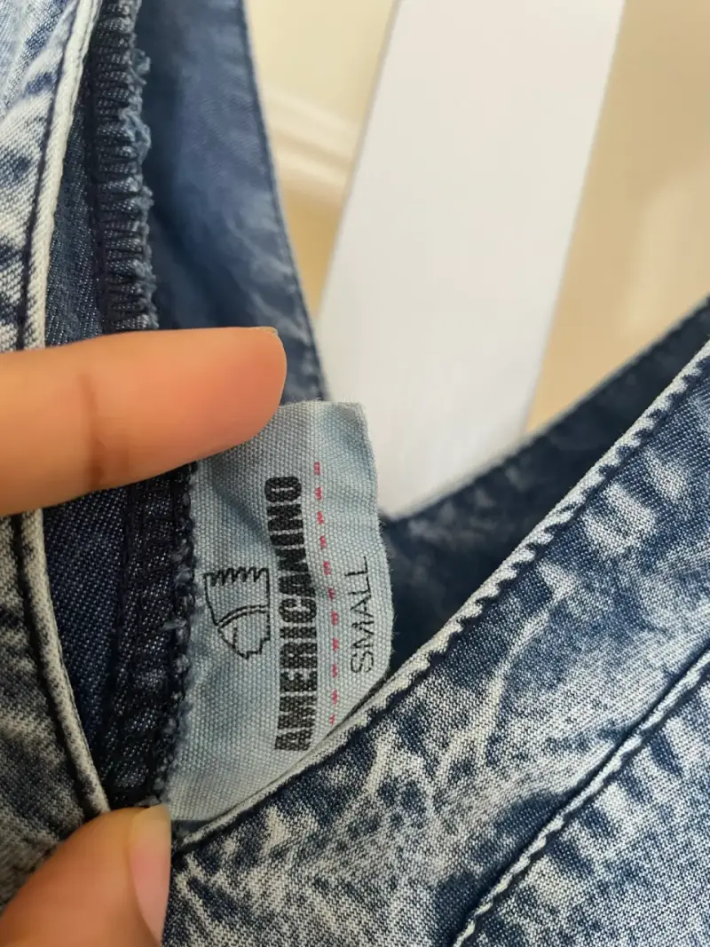 Vestido Jeans azul Americano talla S - 1