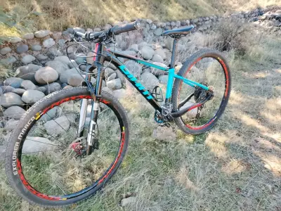 Bicicleta montaña Giant azul - miniatura 3