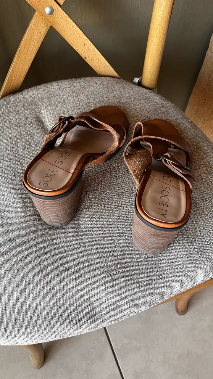 Sandalias marrones Sole Society - 2