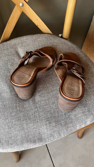 Sandalias marrones Sole Society - miniatura 2