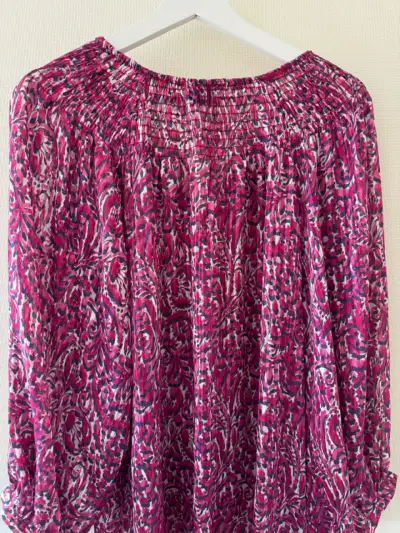 Blusa estampada fucsia multicolor - miniatura 6