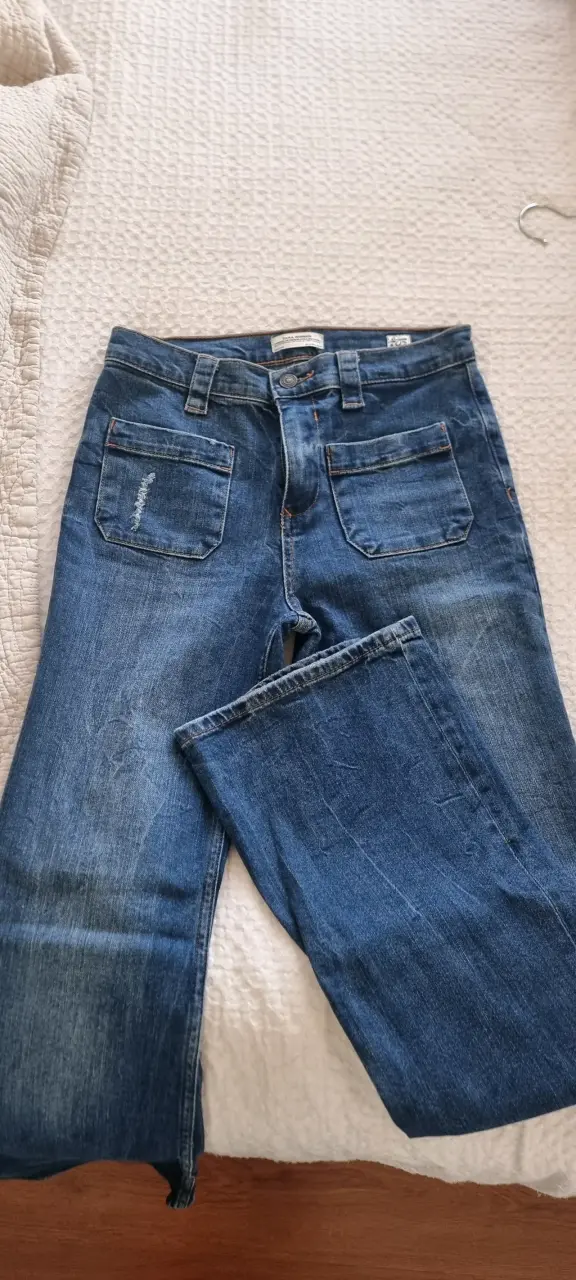 Jeans azul desgastado - 2