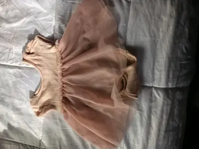 Vestido tutu bebé rosado - miniatura 1
