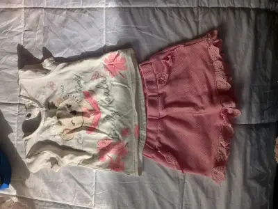 Vestido tutu bebé rosado - miniatura 3