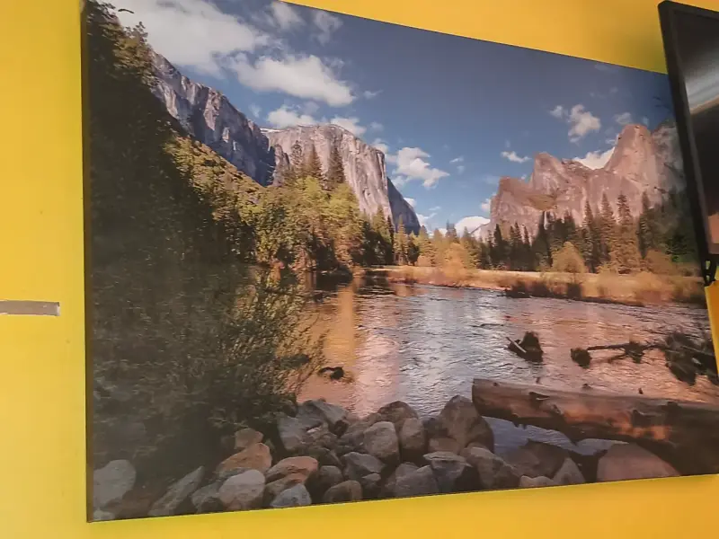 Cuadro fotográfico paisaje montaña