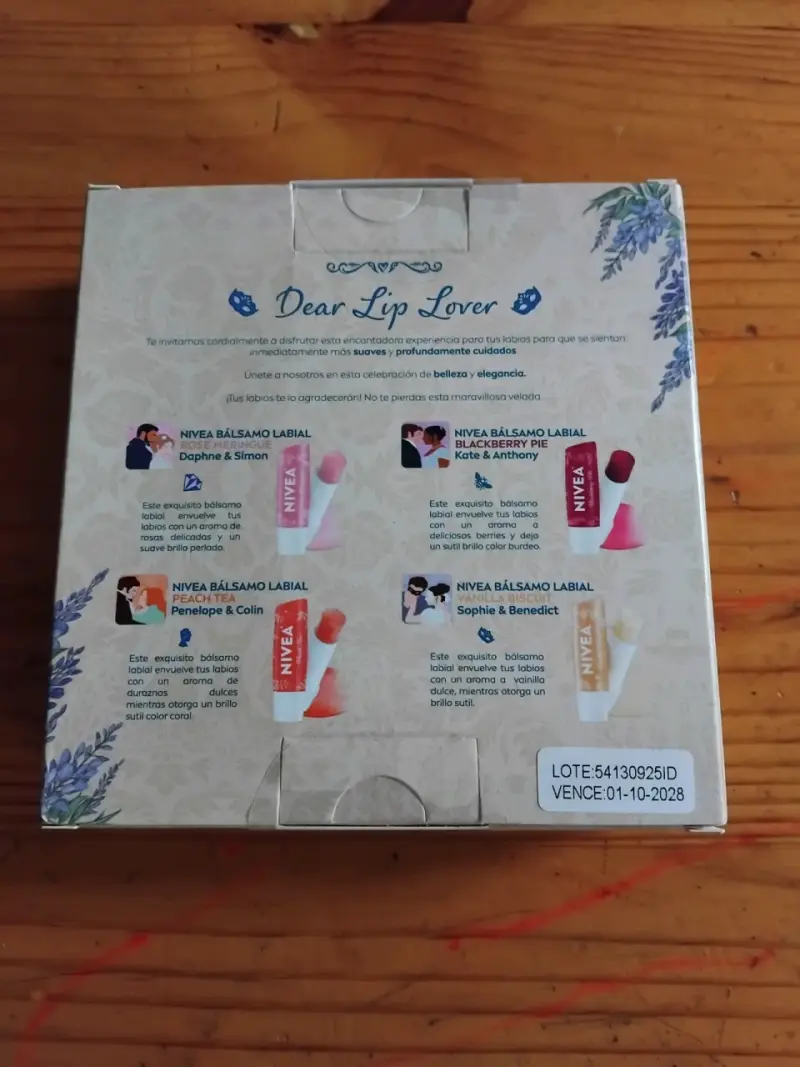 Pack bálsamos labiales Nivea Bridgerton - 2