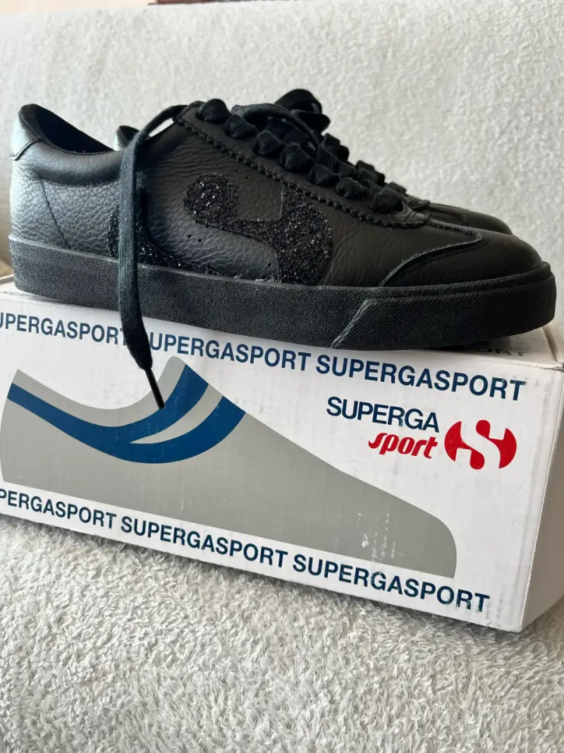 Zapatillas negras Superga - 2