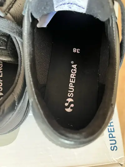 Zapatillas negras Superga - miniatura 4