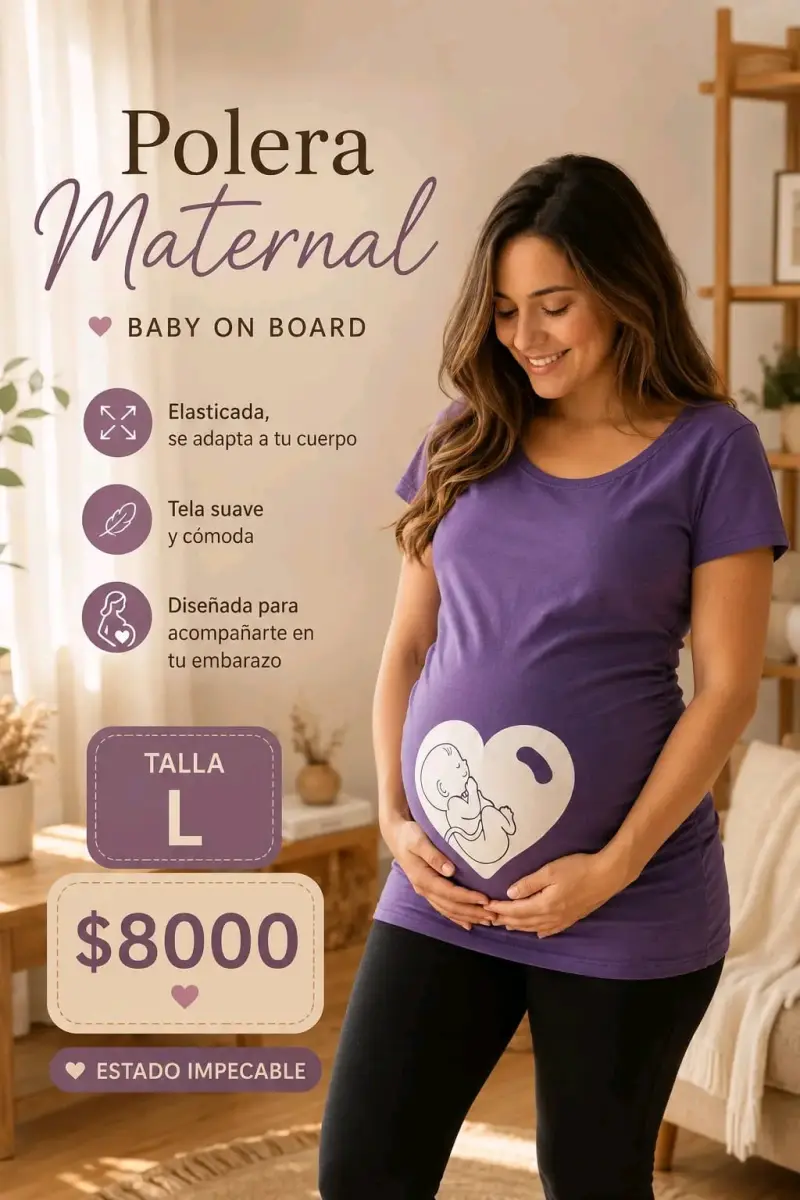 Polera Maternal Baby on Board