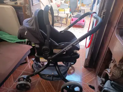 Coche de bebé Infanti negro - miniatura 3