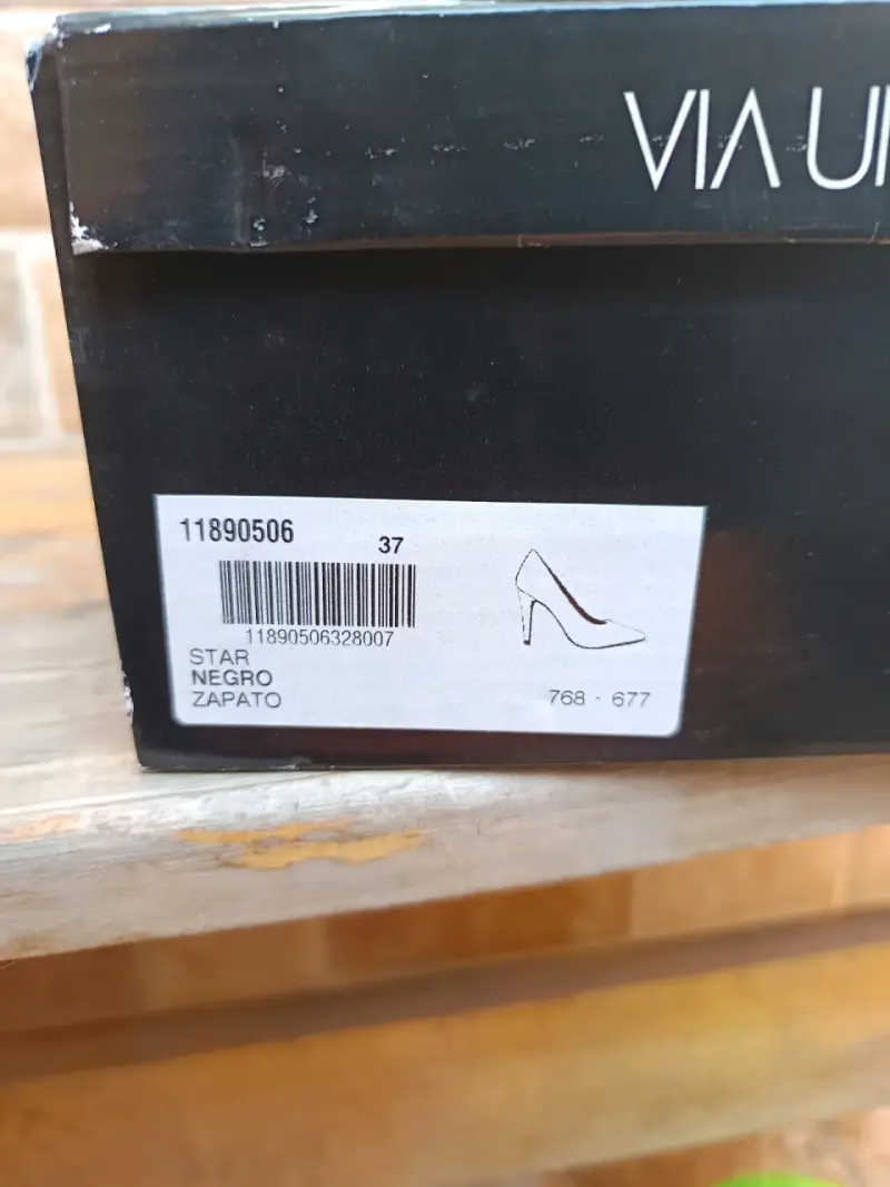 Tacones negros Via Uno - 4