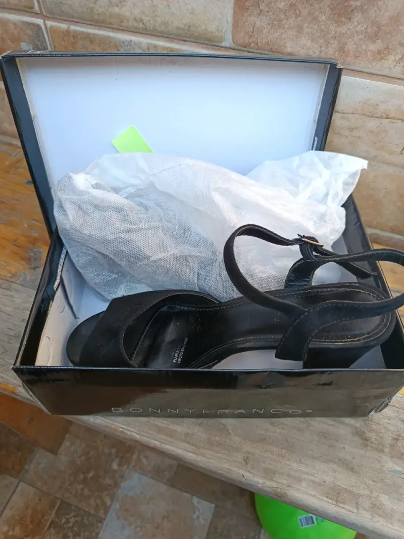 Sandalias de tacón negro Bonny Franco - 3