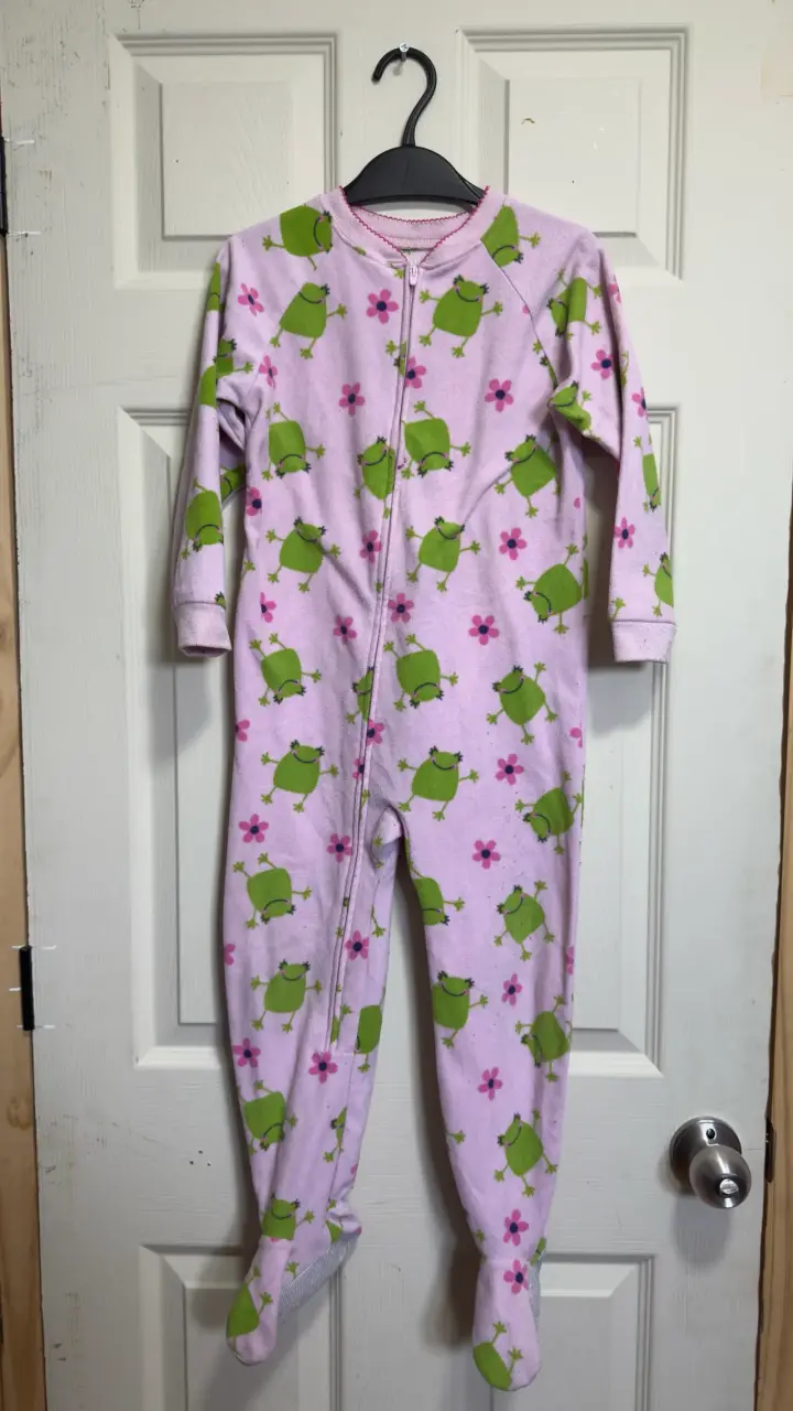 Pijama enterito infantil de ranas - 1