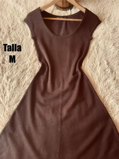 Vestido marrón talla M - miniatura 1