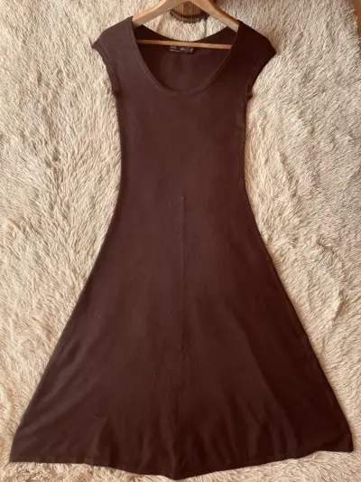 Vestido marrón talla M - miniatura 4