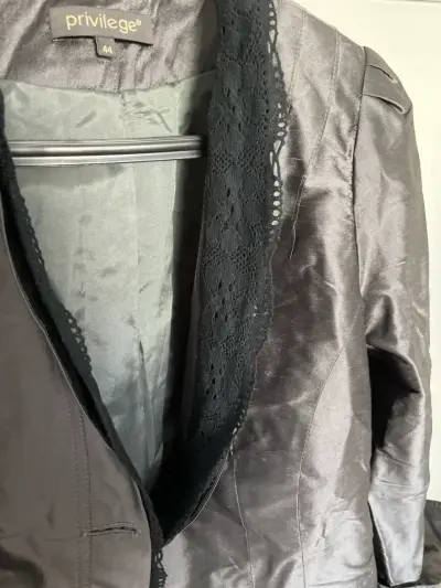 Blazer gris Privilege talla 44 - miniatura 5