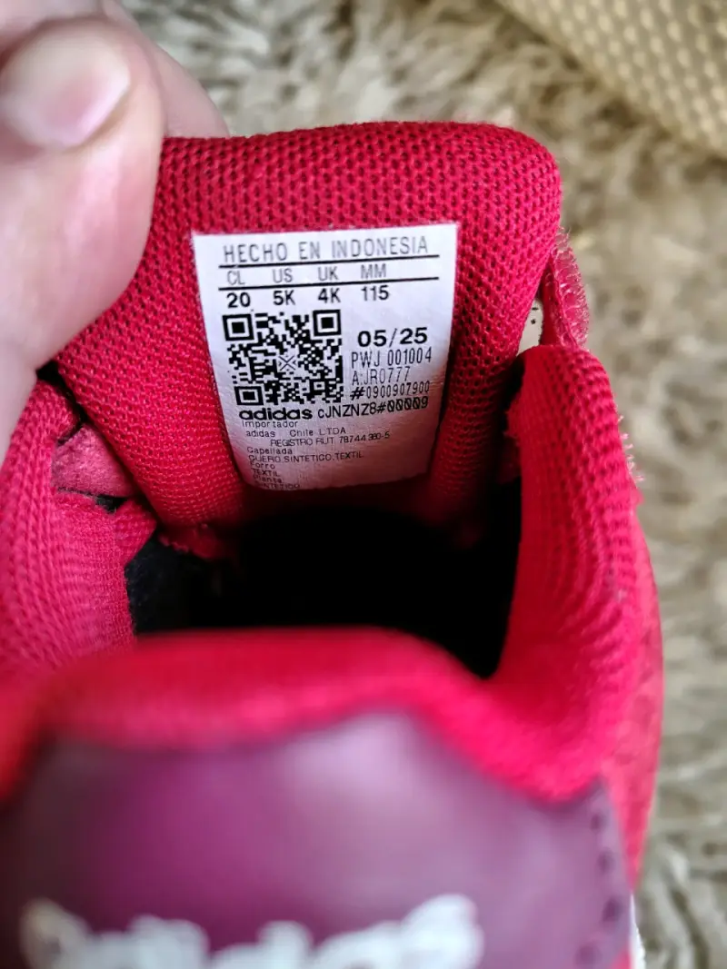 Zapatillas Adidas rojas para bebés - 3