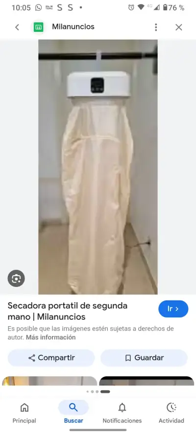 Secador de ropa portátil eléctrico - miniatura 2