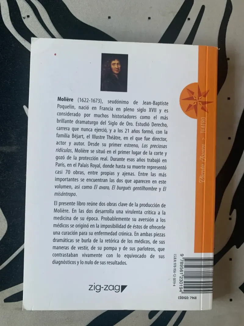 Libro El médico a palos - Molière - 2
