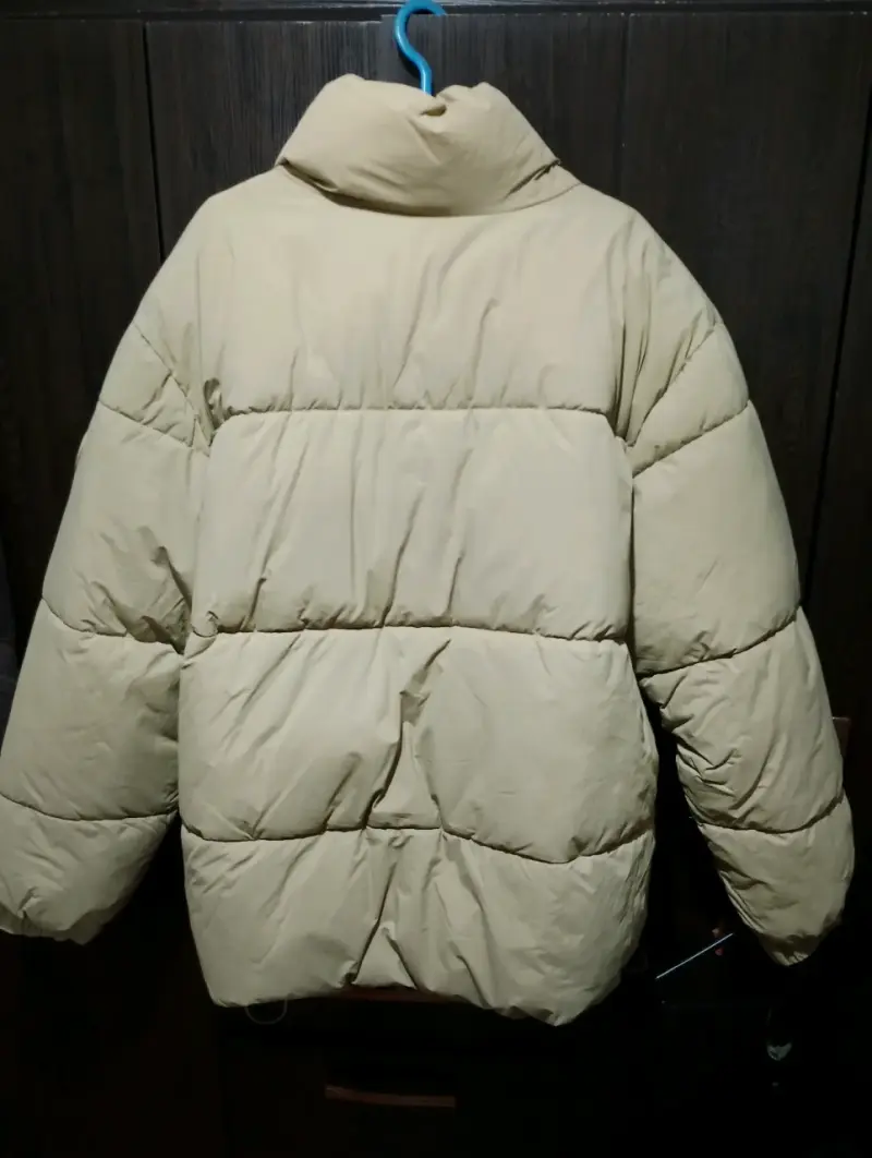 Chaqueta puffer beige - 2