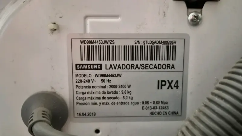 Lavadora Secadora Samsung EcoBubble 9kg/5kg - 5