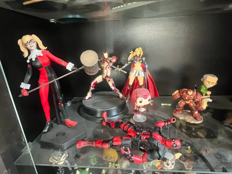 Vitrina con figuras de colección - 6