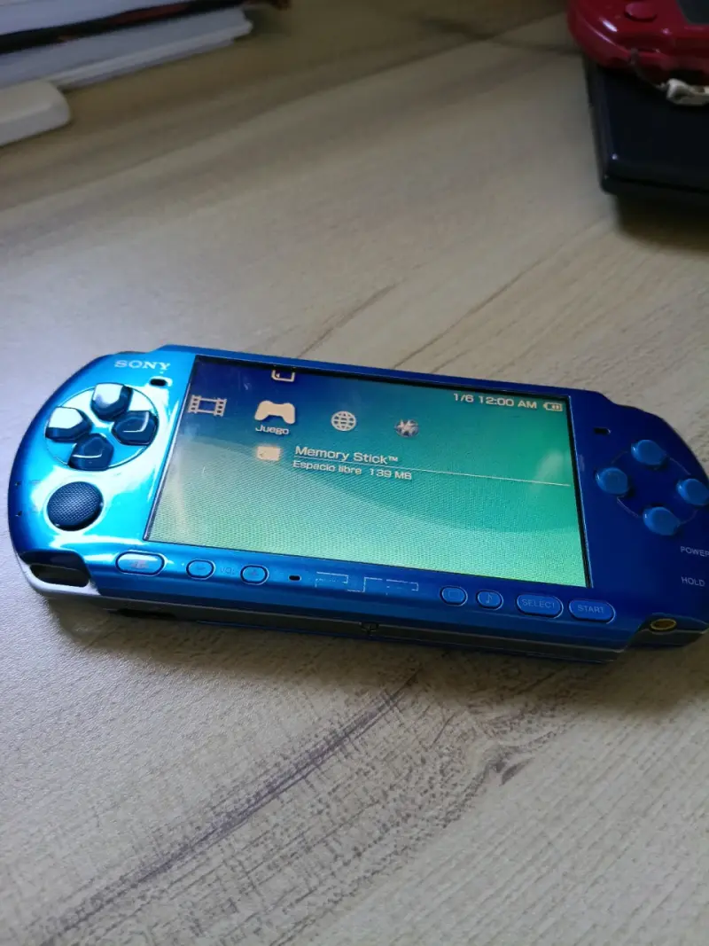 Consola portátil Sony PSP 3000 azul - 3