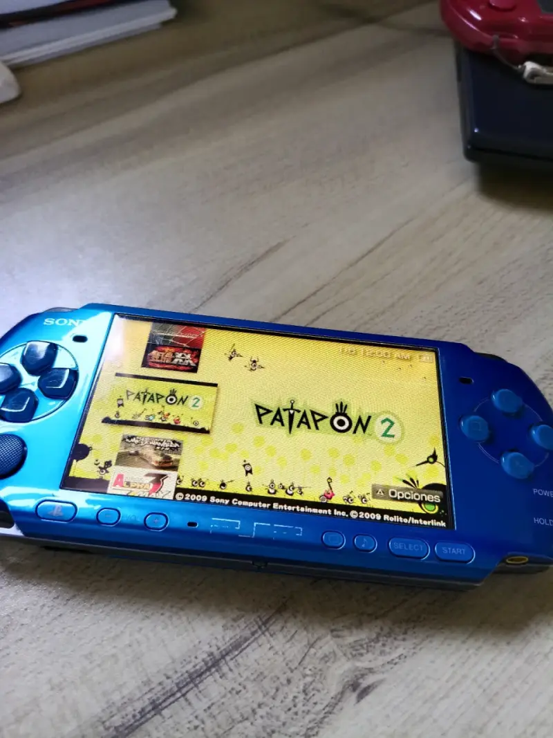 Consola portátil Sony PSP 3000 azul - 4