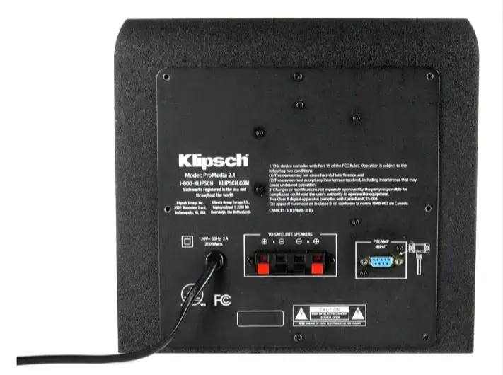 Subwoofer Klipsch ProMedia 2.1 - 1