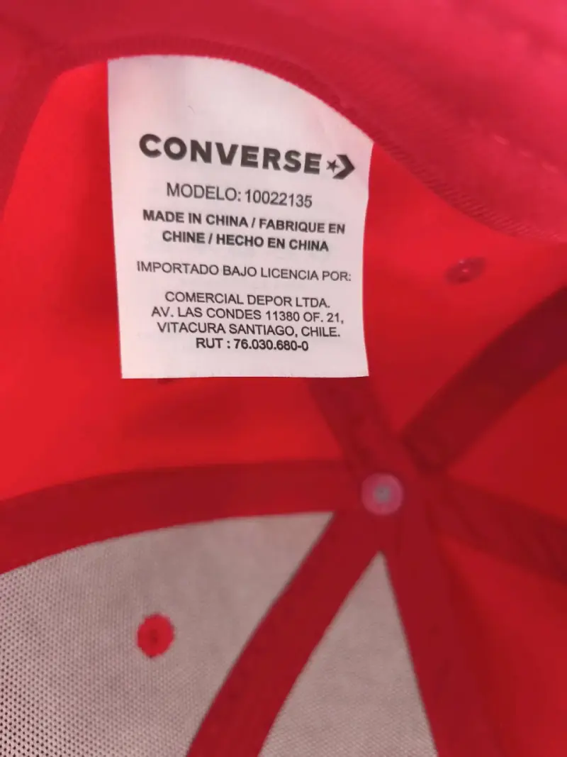 Gorra roja Converse All Star - 2