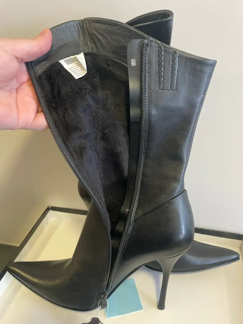 Preciosas botas negras de cuero nuevas marca Gotta - 4