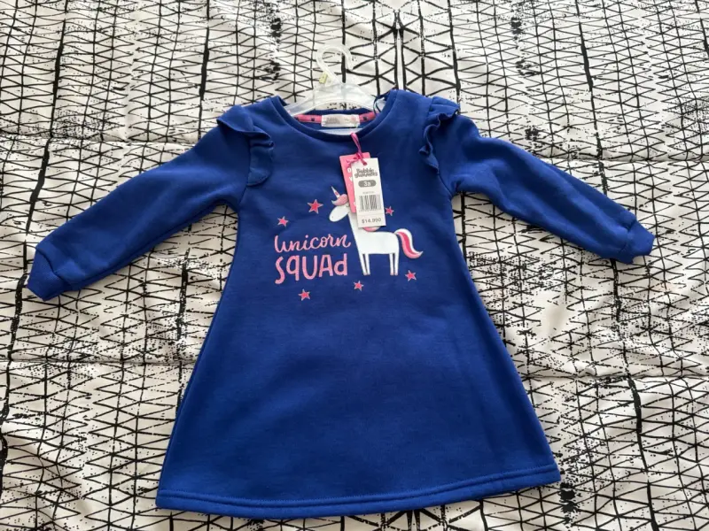 Vestido azul Unicornio Bubble gummers ' - 1