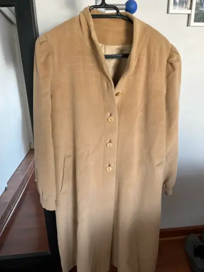 Abrigo largo beige - miniatura 1