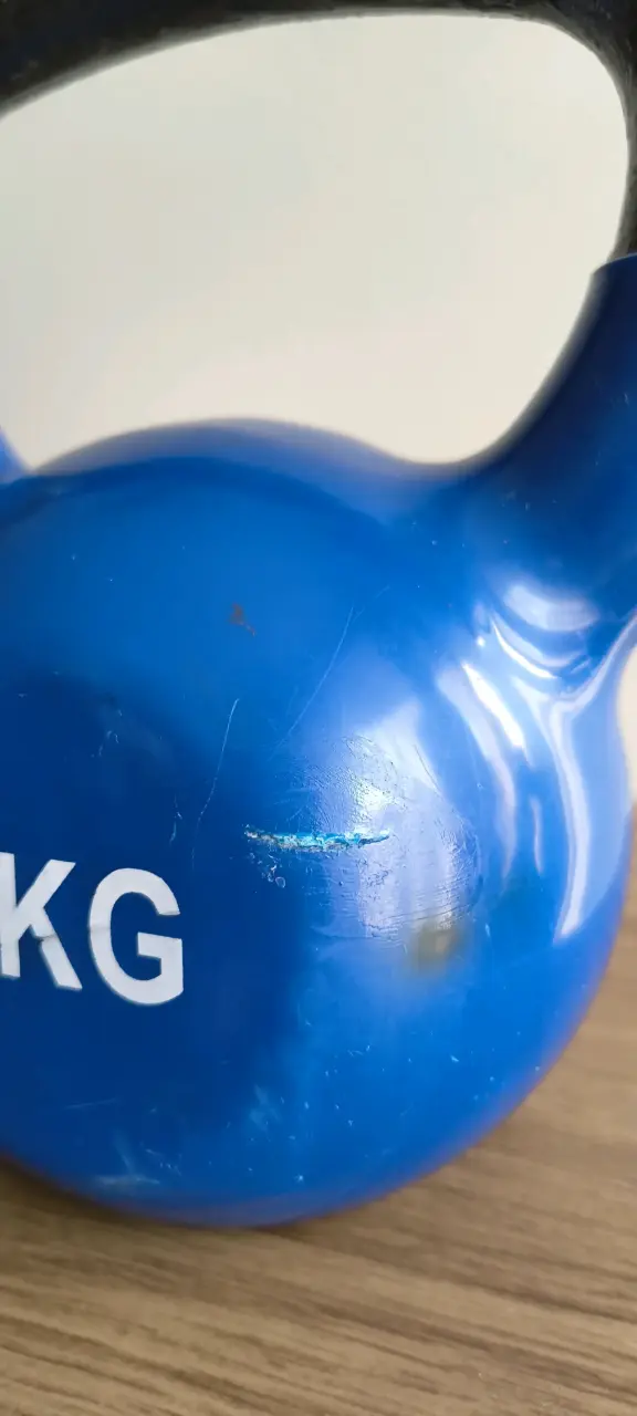 Kettlebell 10KG azul - 3