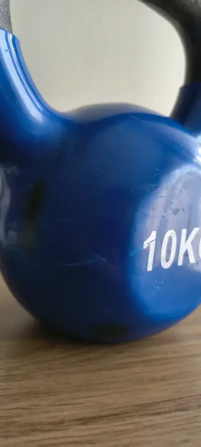Kettlebell 10KG azul - miniatura 4
