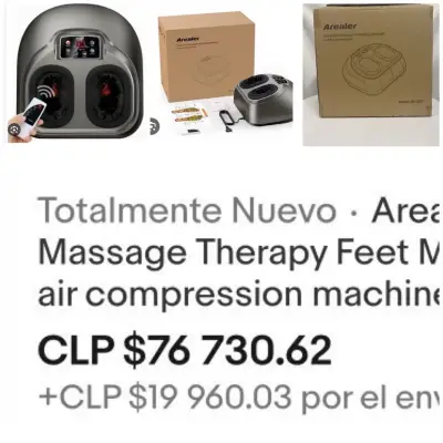 Masajeador de pies con compresión - miniatura 1