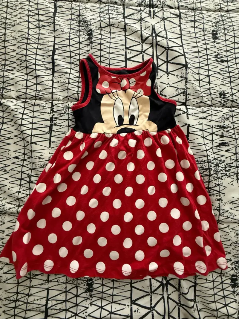Vestido Minnie rojo con lunares - 1