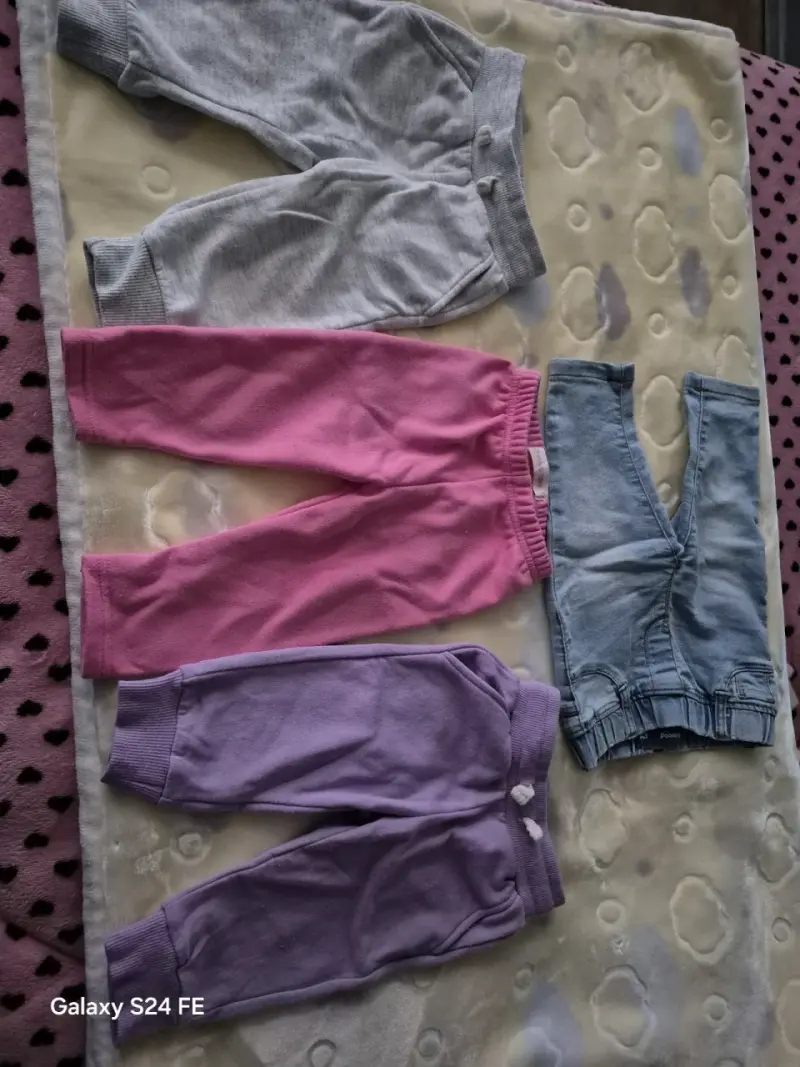 Lote pantalones bebé colores variados
